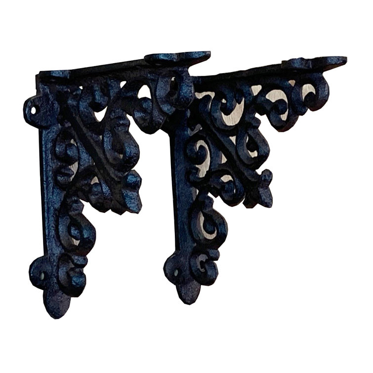Ophelia & Co. Jefferson Cast Iron Shelf Brackets Wayfair.co.uk